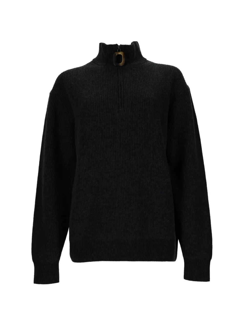 JW Anderson ribbed-knit quarter-zip sweater