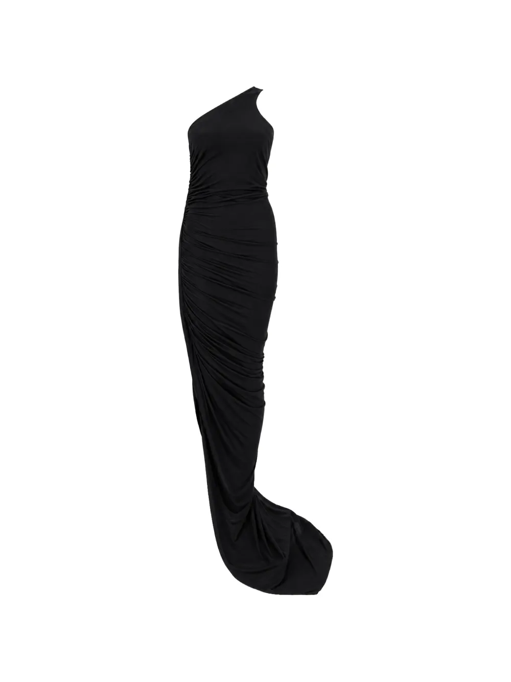 Rick Owens Lilies Asymmetrische maxi-jurk Zwart