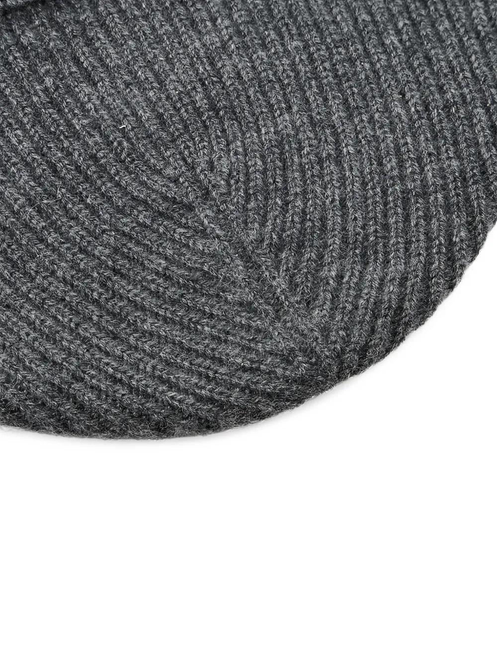extreme cashmere Ribgebreide muts Grijs
