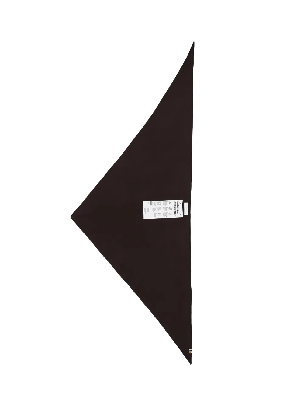 extreme cashmere Witch 2 knitted cashmere scarf Bruin