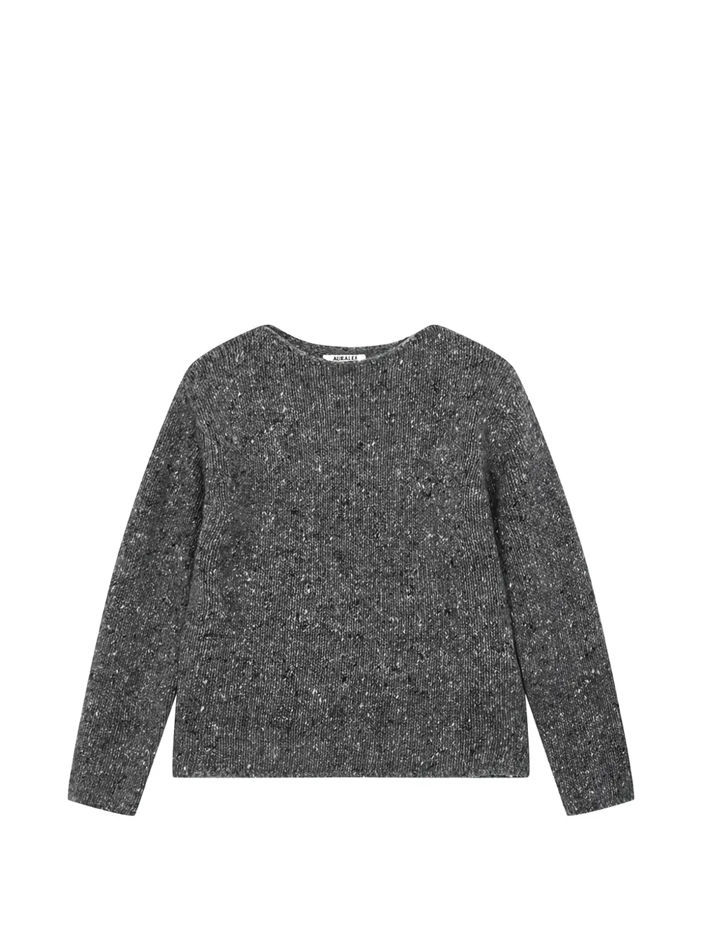 Auralee Homespun Tweed Sweater In 灰色