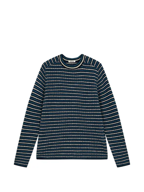 Auralee Shetland wool-blend rib-knit sweater