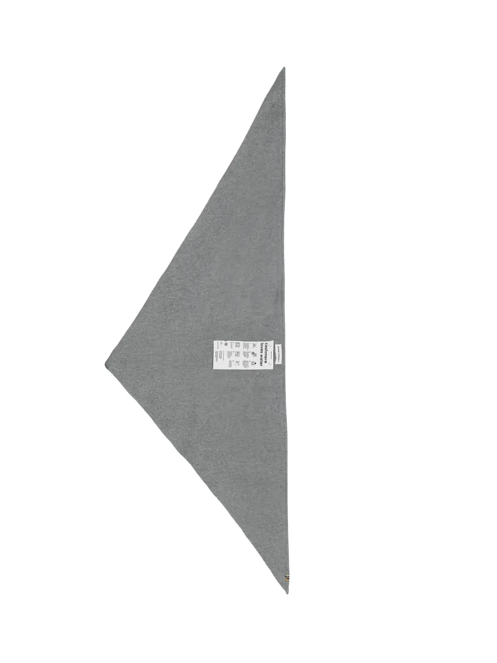 extreme cashmere Witch 2 knitted cashmere scarf Grijs