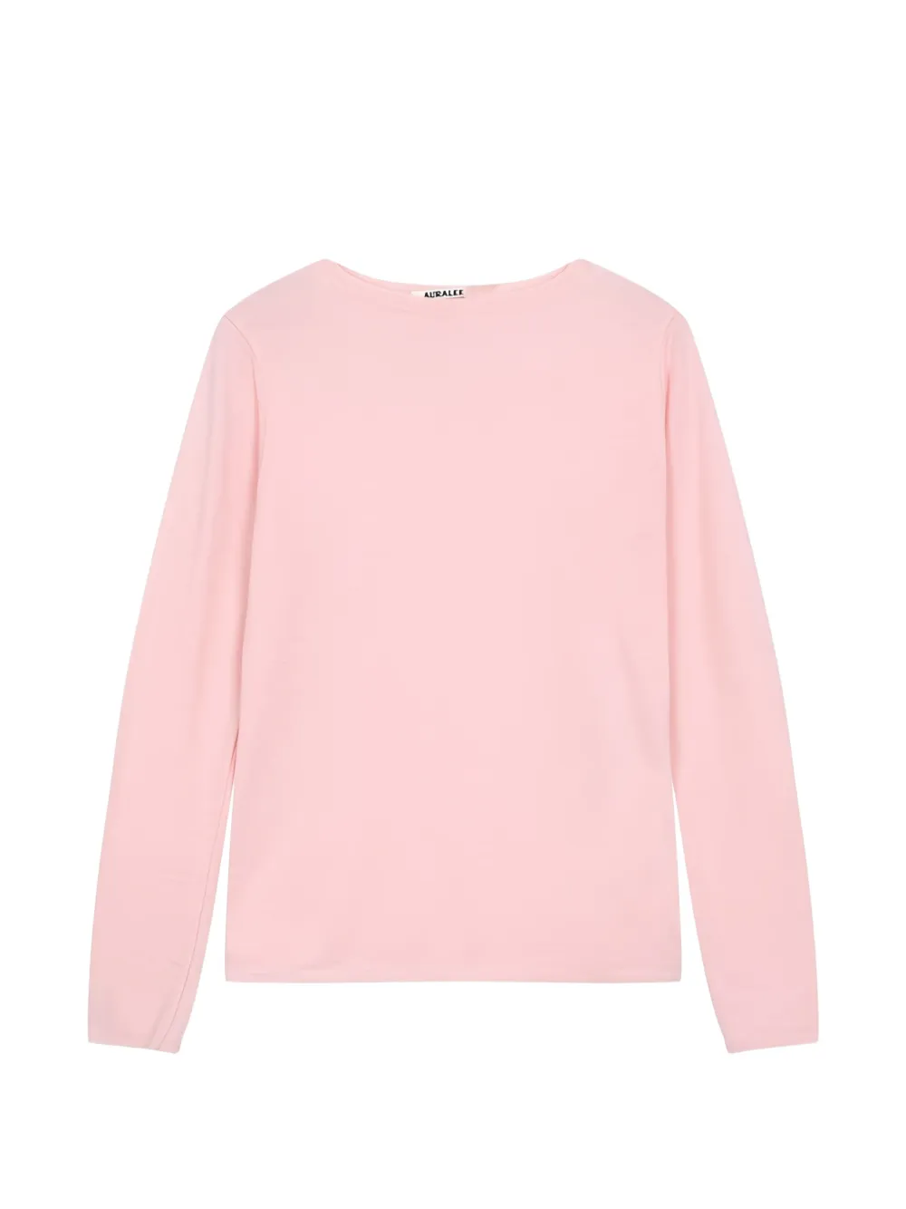 Auralee High-gauge Cashmere Sweater In Pink