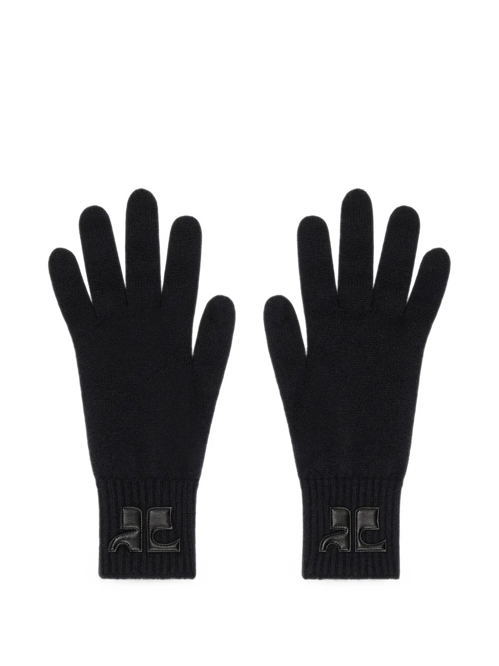 Courrèges AC logo-patch gloves