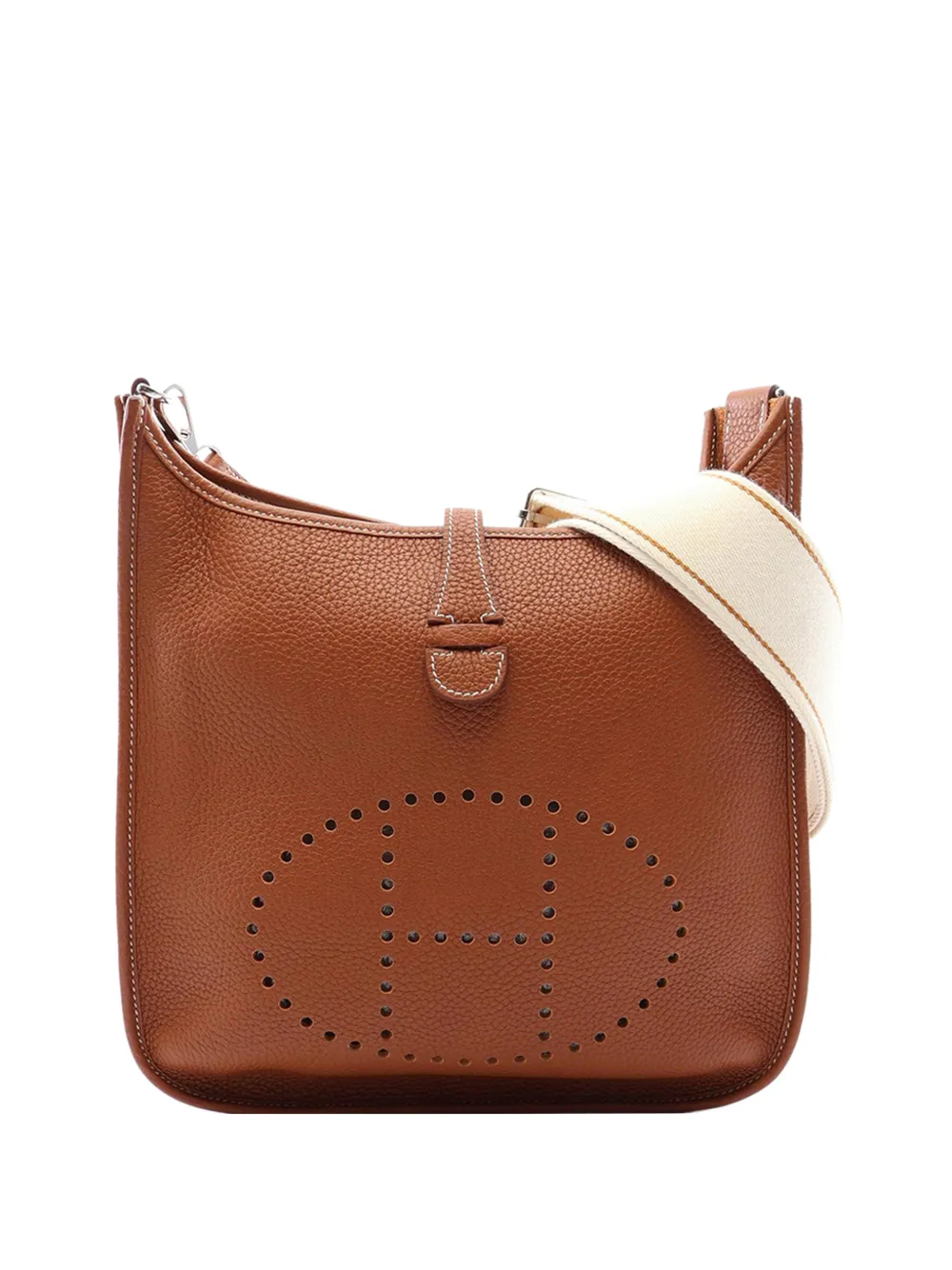 Hermès Pre-Owned 2021 Clemence Evelyne III PM crossbody bag - Braun