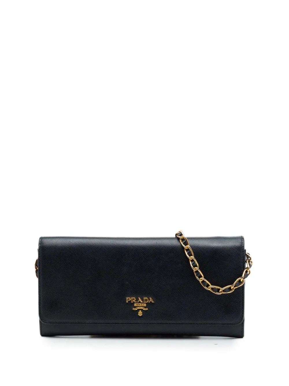 Prada Pre-Owned Borsa a tracolla in pelle Saffiano 2013-2026 - Nero