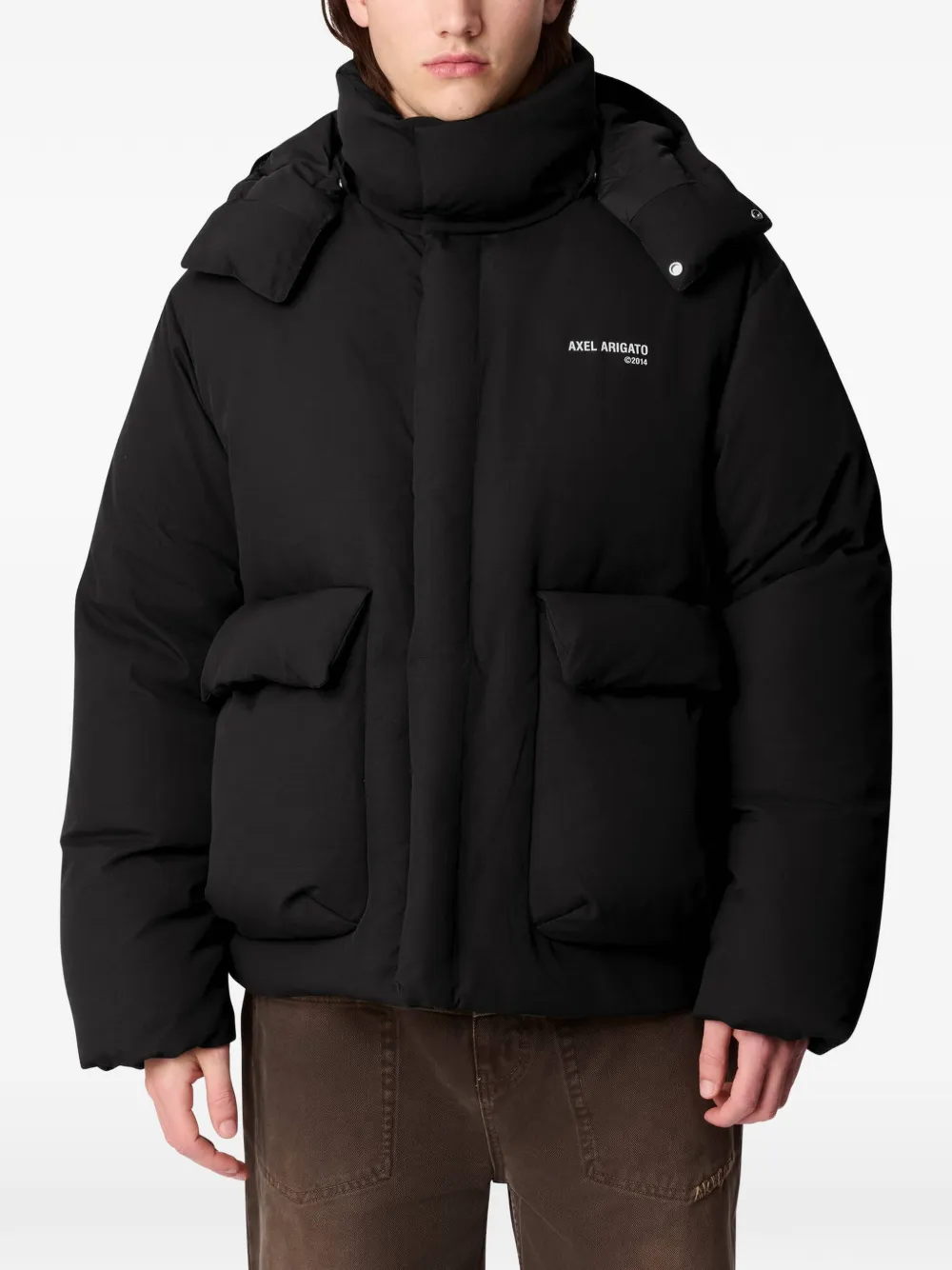 Axel Arigato Tent puffer jacket Zwart