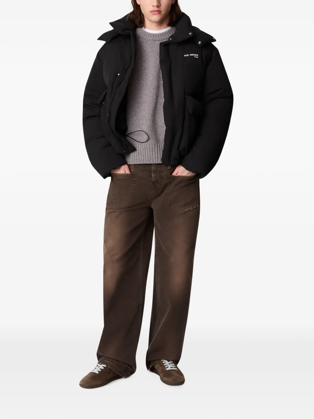 Axel Arigato Tent puffer jacket Zwart