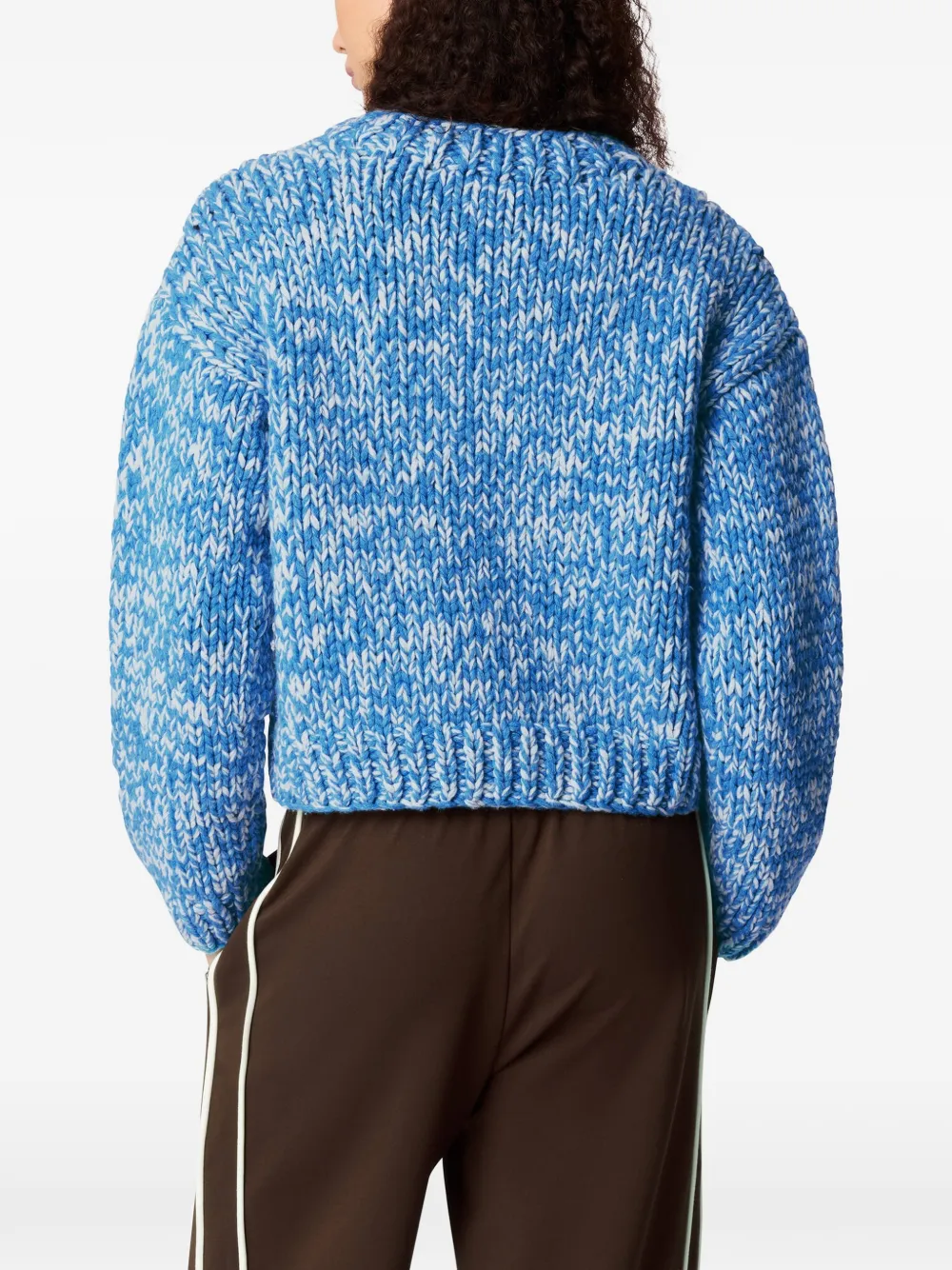 Axel Arigato Siri grofgebreide trui Blauw