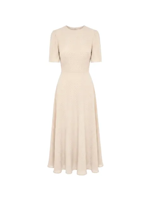 POST MERIDIEM vestido midi con detalles de strass