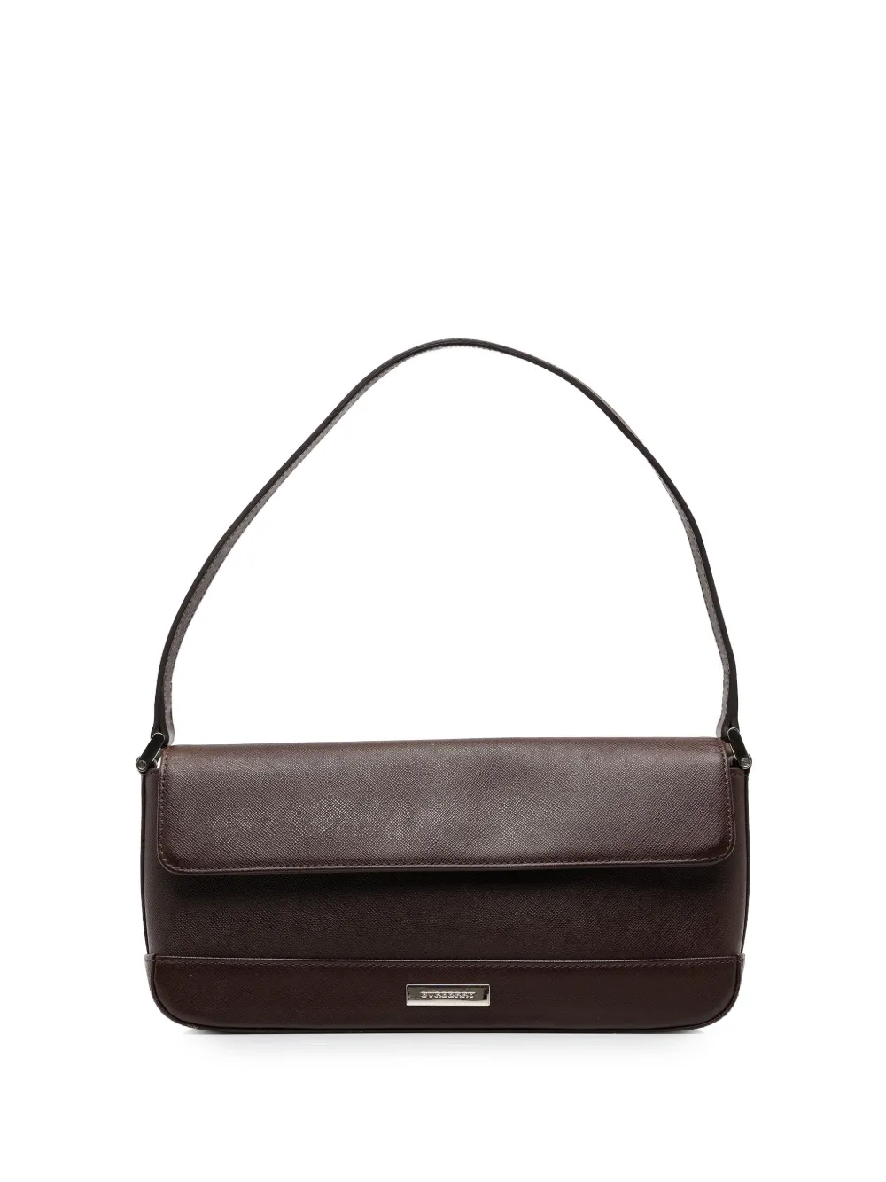 Burberry Pre-Owned 2000-2017 Leather Flap shoulder bag - Brown