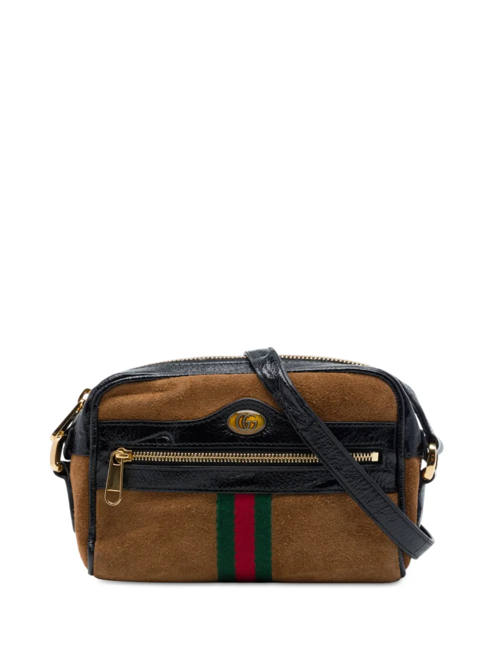 Gucci Pre-Owned 2000-2015 mini Ophidia Umhängetasche aus Wildleder - Braun