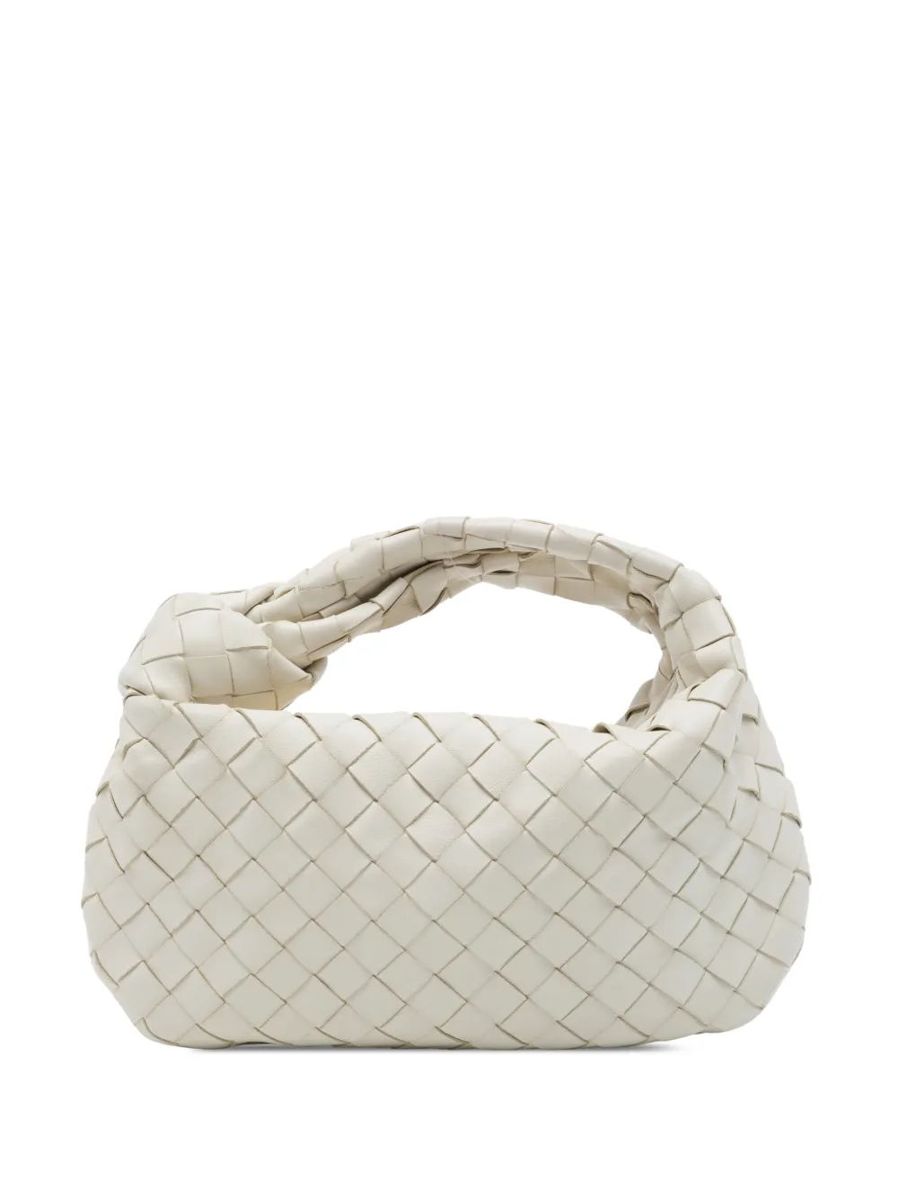 Bottega Veneta Pre-Owned 2012-2026 Mini Nappa Intrecciato Jodie hobo bag - Weiß