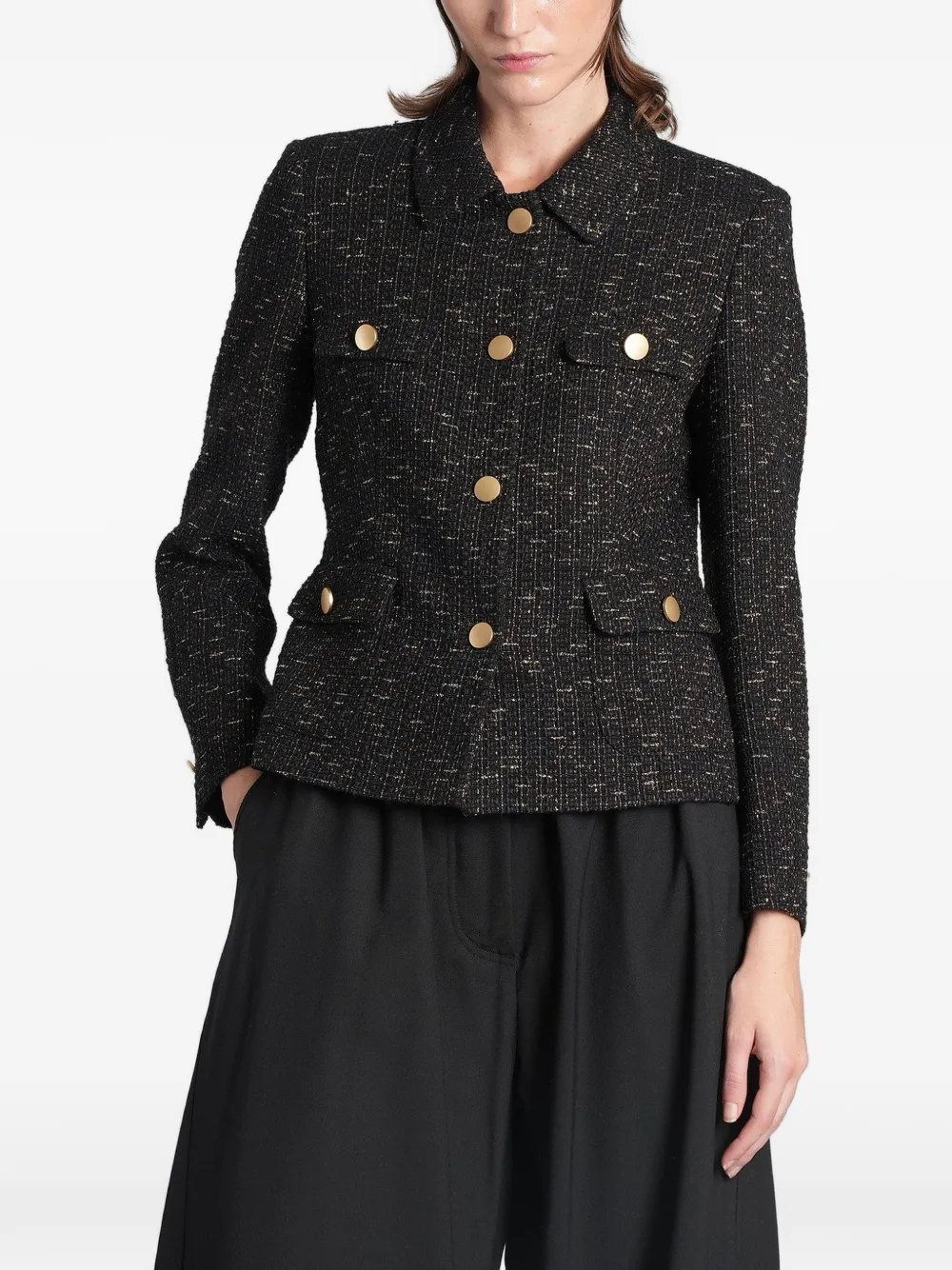 Tagliatore Button-up jack Zwart