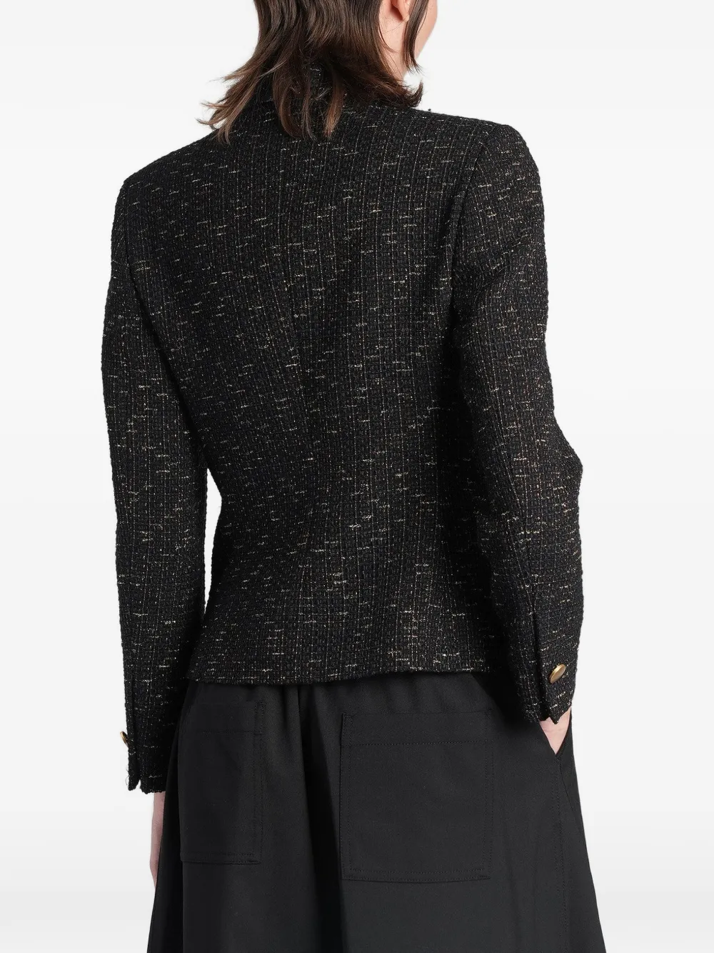 Tagliatore Button-up jack Zwart