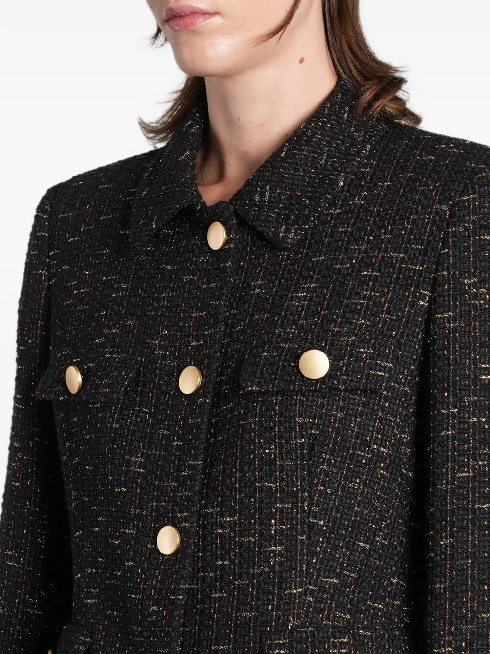 Tagliatore Button-up jack Zwart
