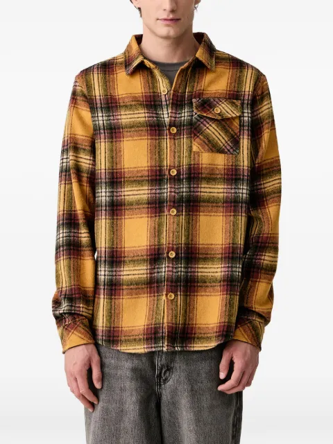 Hurley B999 check-pattern flannel shirt