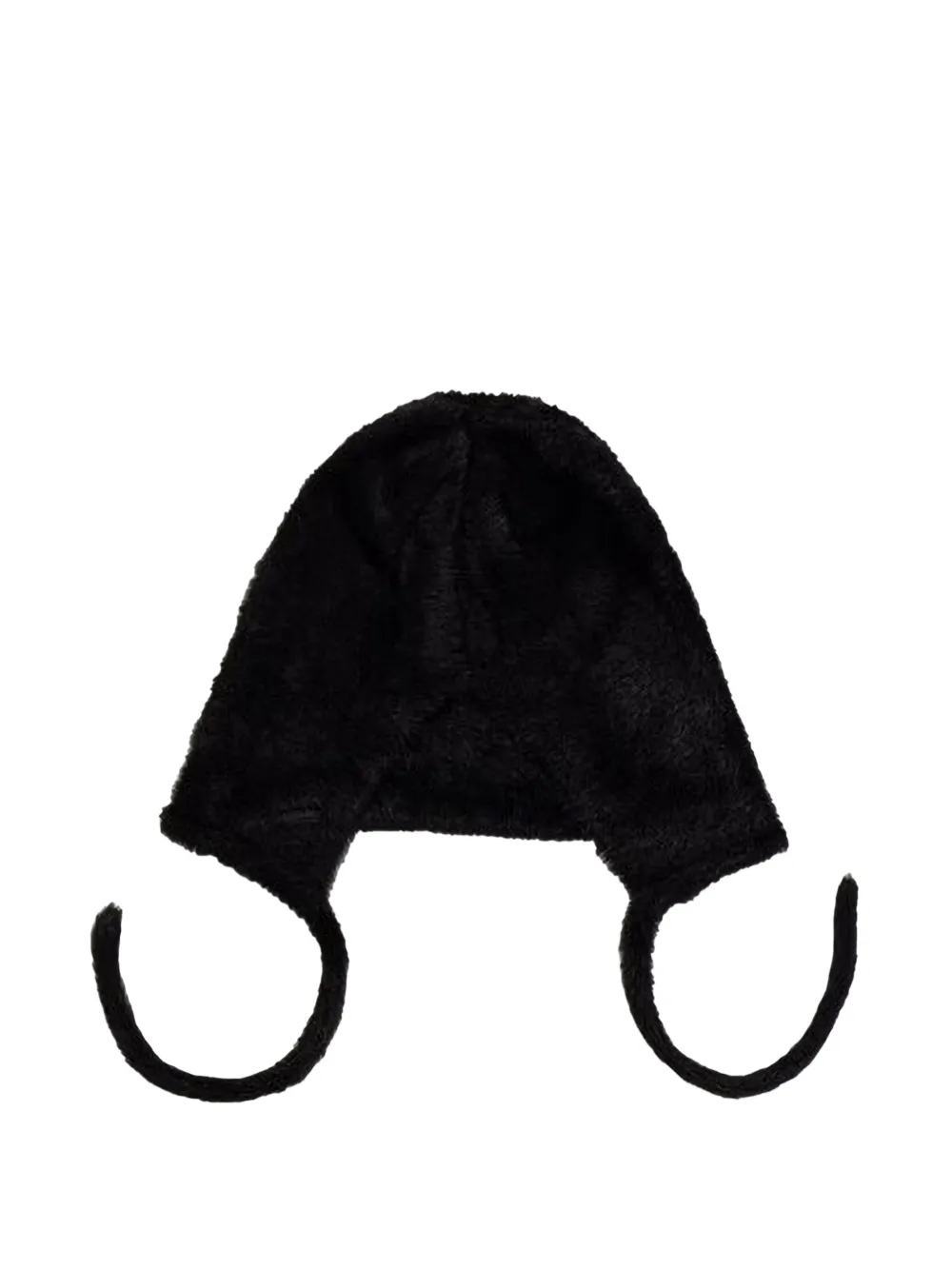 Kangol faux-fur tie-fastening bonnet - Nero