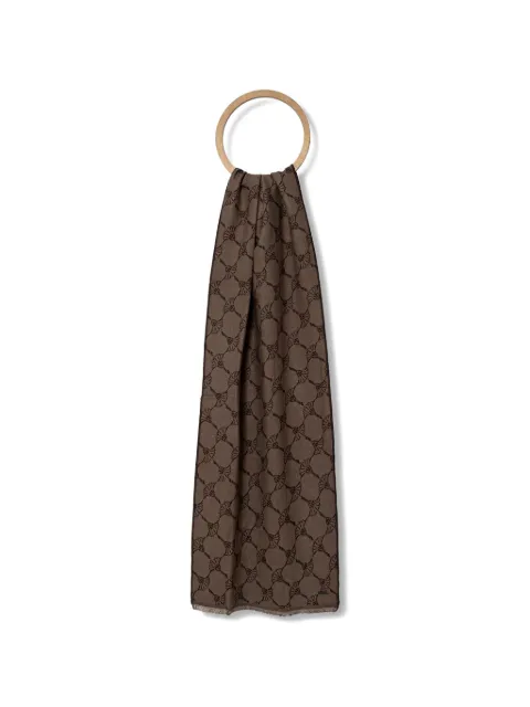 Joop! cornflower-pattern scarf