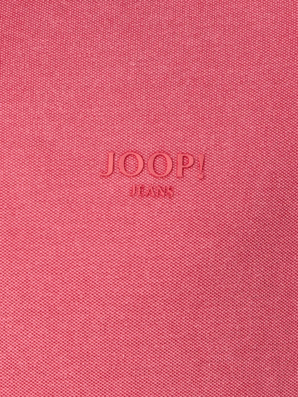 Joop! logo-embroidered polo shirt Roze