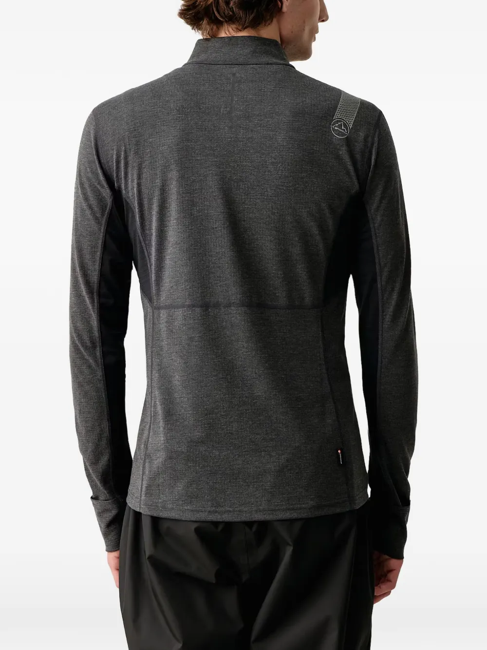 La Sportiva quarter-zip long-sleeve T-shirt Grijs