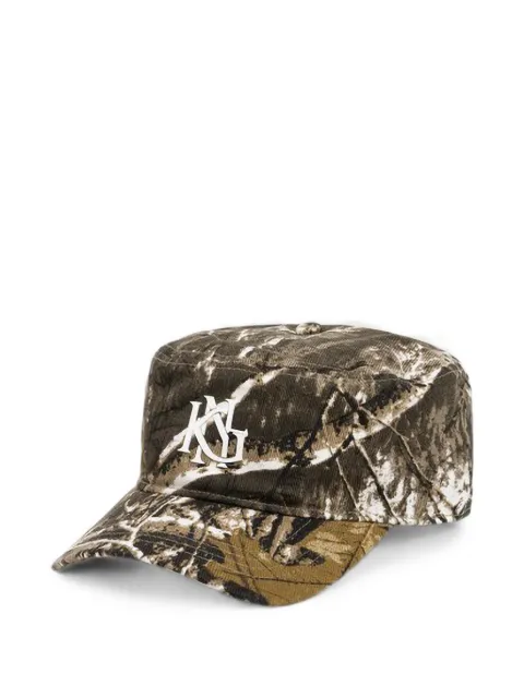 Kangol camouflage-print logo-embroidered cap