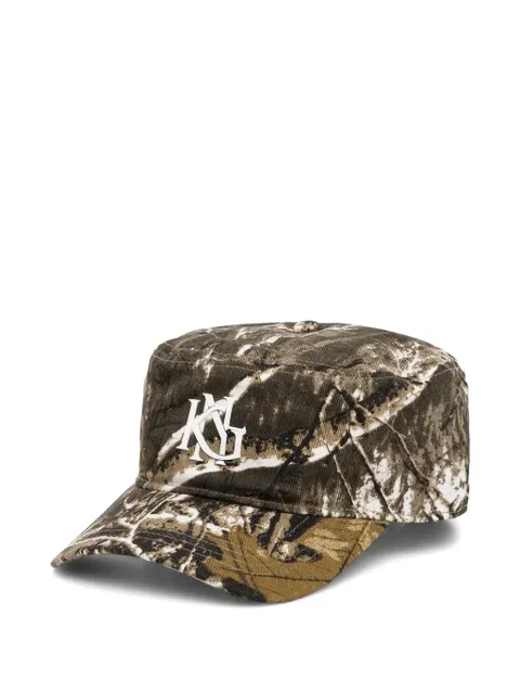 Kangol camouflage-print logo-embroidered cap