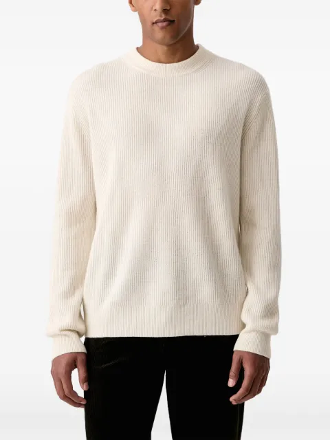 Les Deux ribbed-knit crew-neck wool sweater