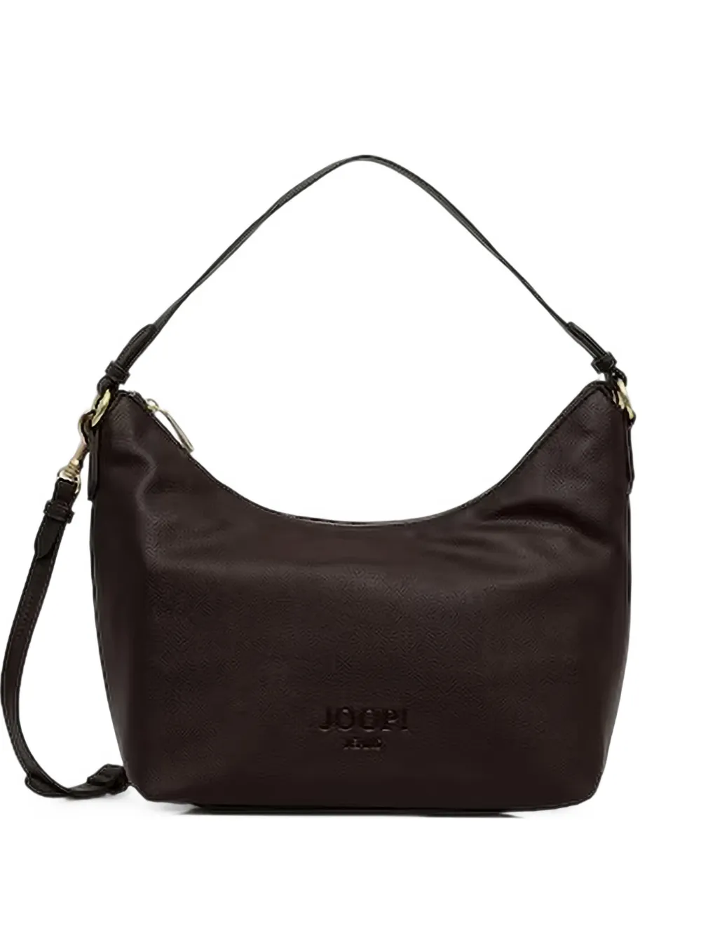 Joop! Cuore Lettera Dalia logo-debossed grained-effect tote bag - Marron Joop! Cuore Lettera Dalia logo-debossed grained-effect tote bag - Marron