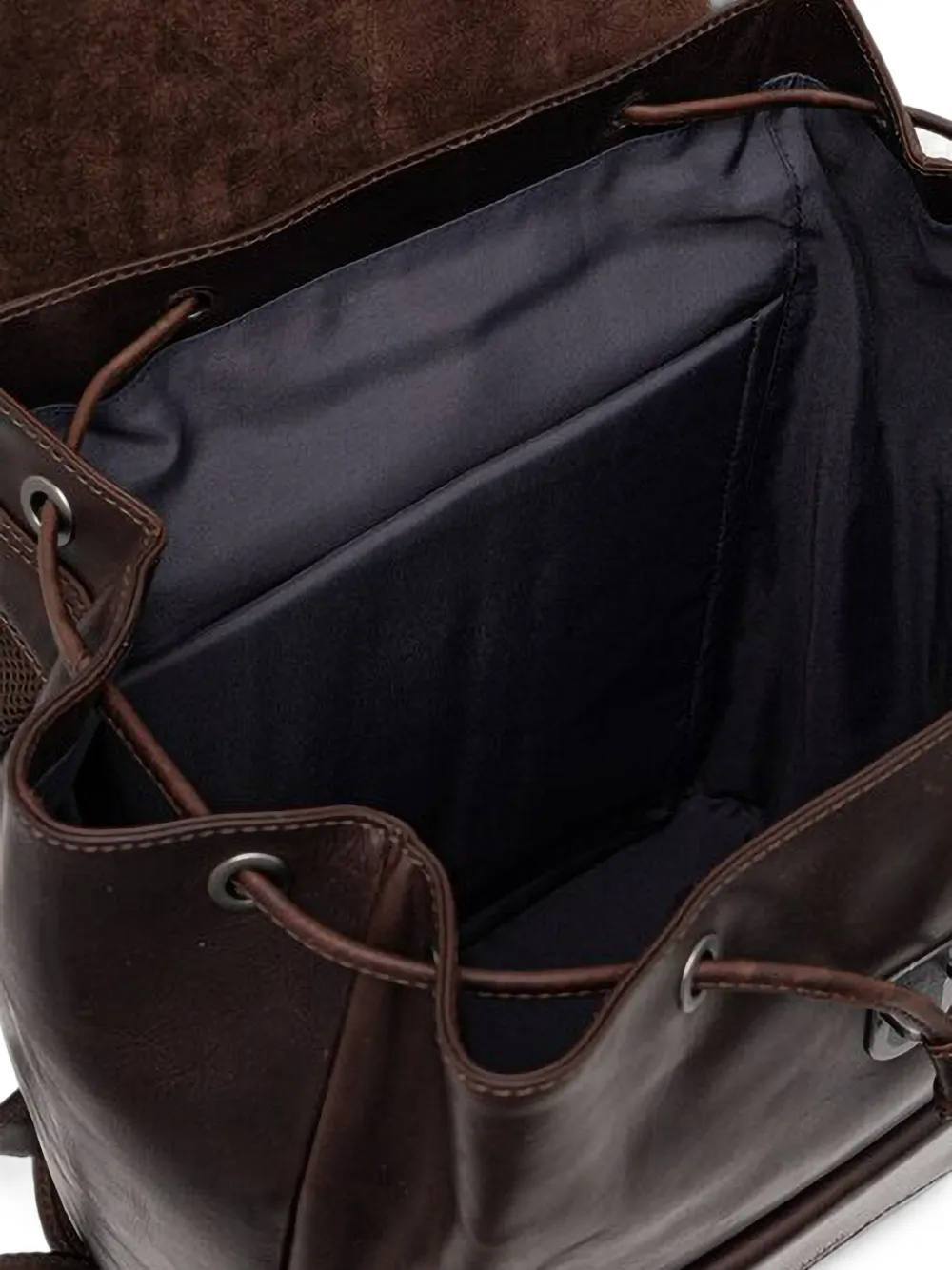 Joop! Cerratano Claudio foldover-top drawstring backpack Bruin