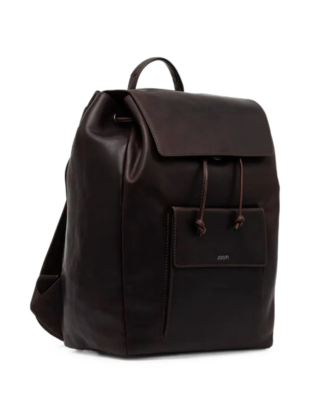 Joop! Cerratano Claudio foldover-top drawstring backpack Bruin