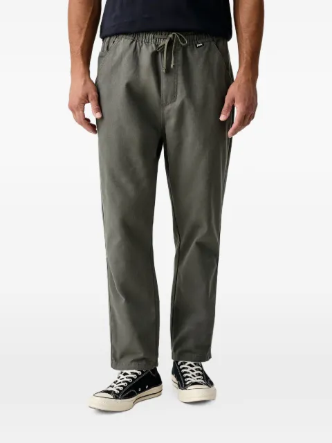 Hurley B999 drawstring-waist logo-patch trousers