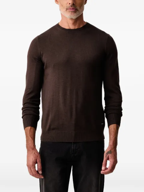Joop! logo-plaque crew-neck sweater