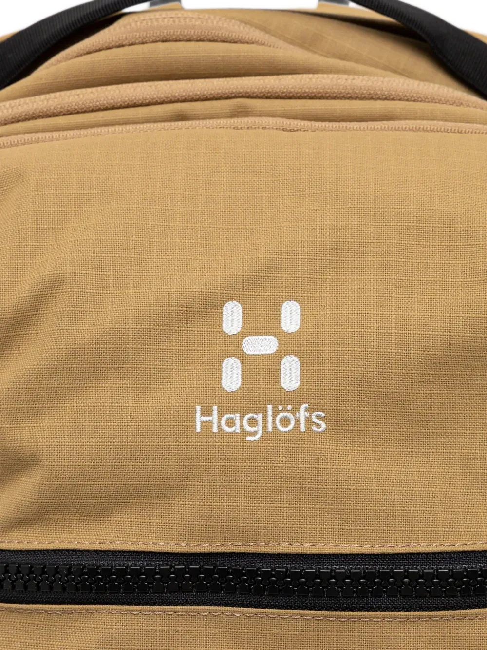 Haglöfs Jarve Multi 28 rugzak met vlakken en logo-print Beige