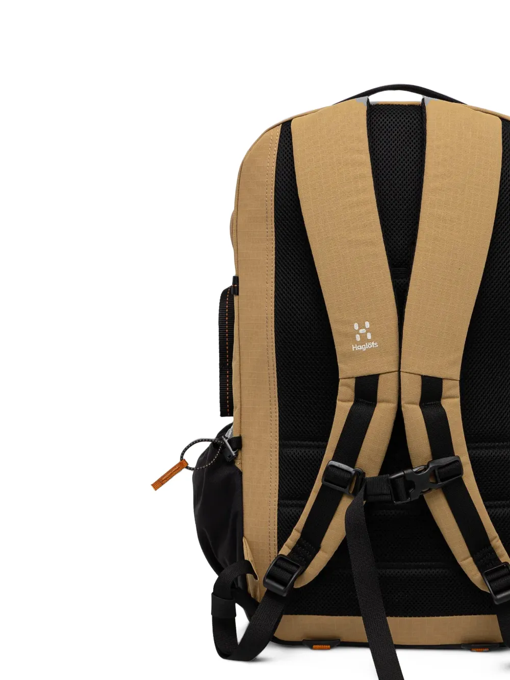 Haglöfs Jarve Multi 28 rugzak met vlakken en logo-print Beige