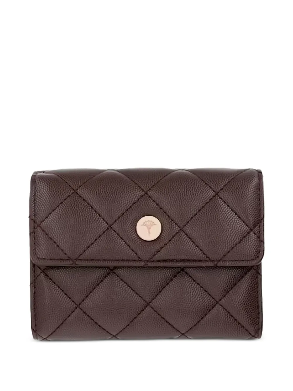 Joop! Bellagio cosma quilted leather wallet - Marrone