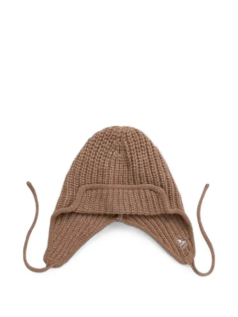 Kangol ribbed-knit trapper hat