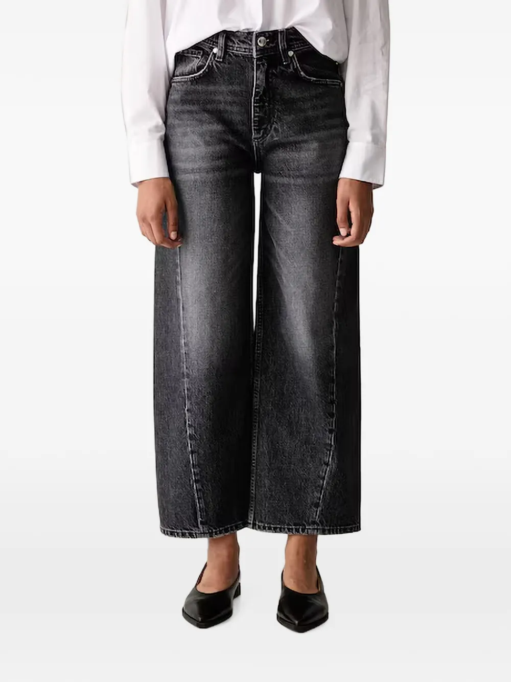 Joop! wide-leg cropped jeans - Gris Joop! wide-leg cropped jeans - Gris