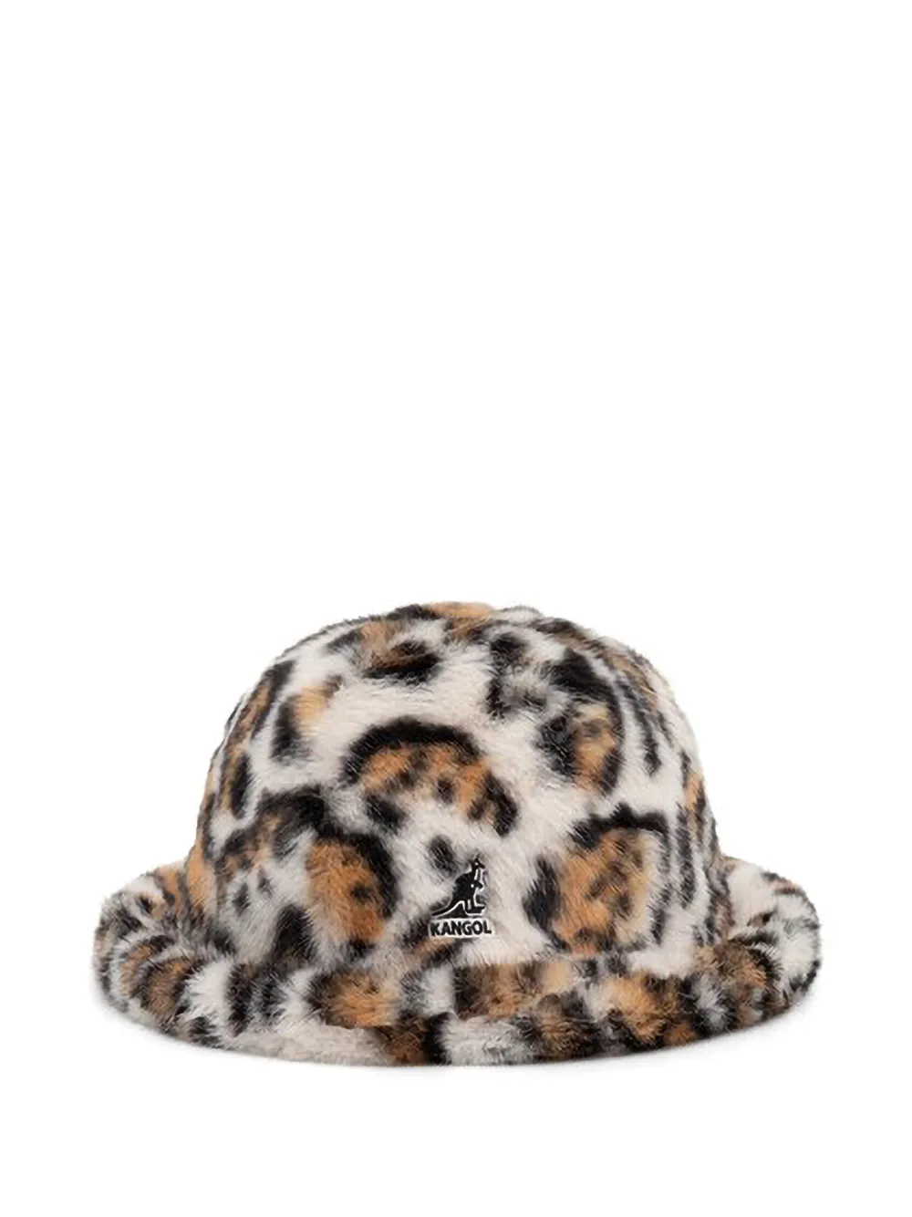 Kangol leopard-print faux-fur bucket hat - Tons neutres Kangol leopard-print faux-fur bucket hat - Tons neutres