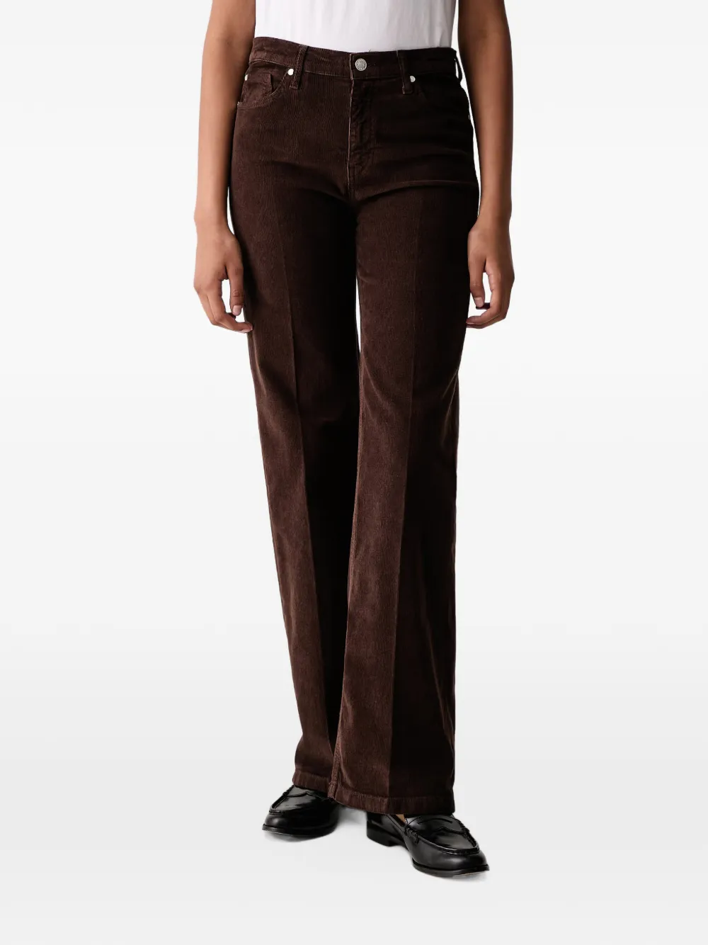Joop! corduroy flared trousers - Braun