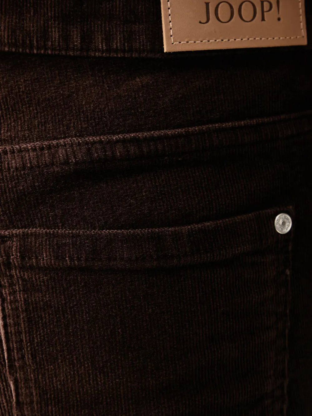 Joop! Flared broek Bruin