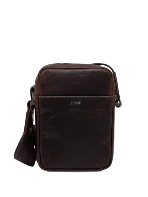 Joop! logo-plaque leather crossbody bag