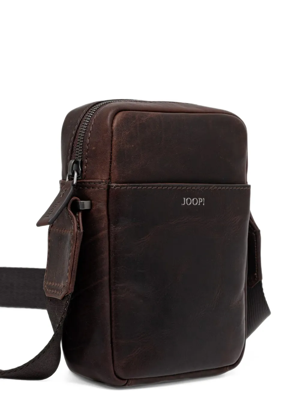 Joop! Crossbodytas met logoplakkaat Bruin