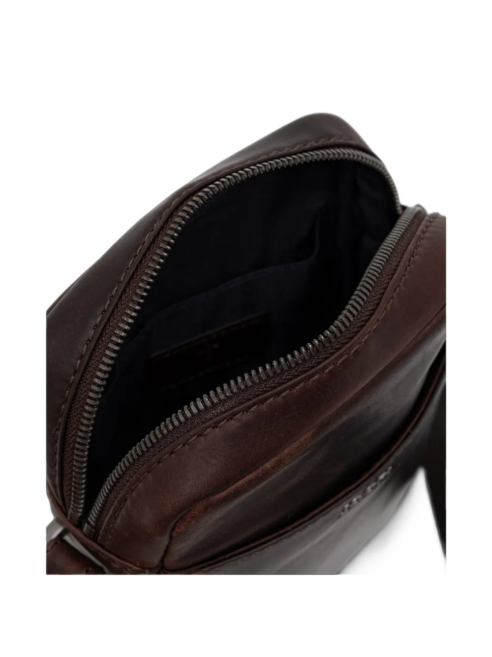 Joop! Crossbodytas met logoplakkaat Bruin