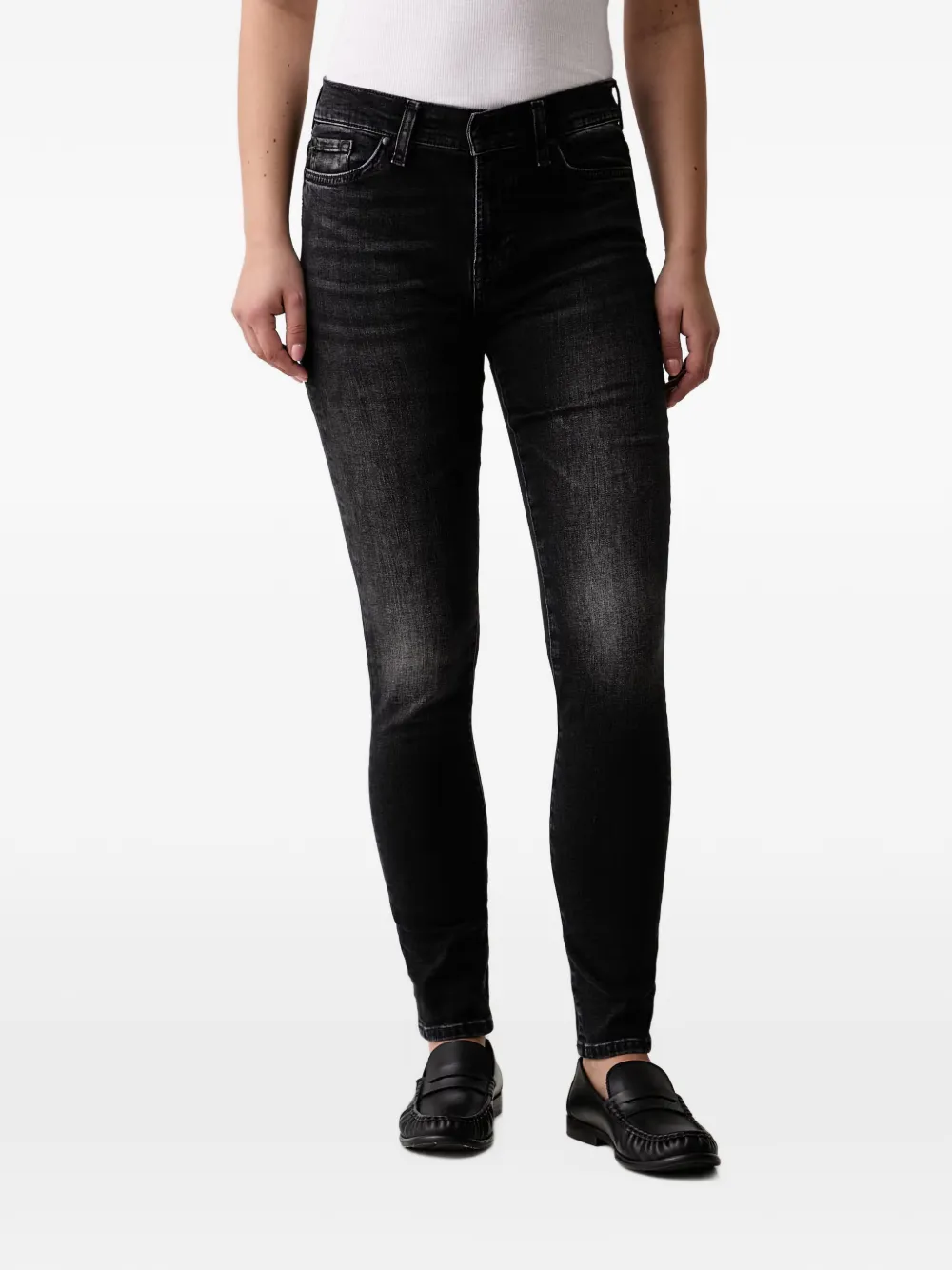 Joop! faded skinny-cut jeans - Nero
