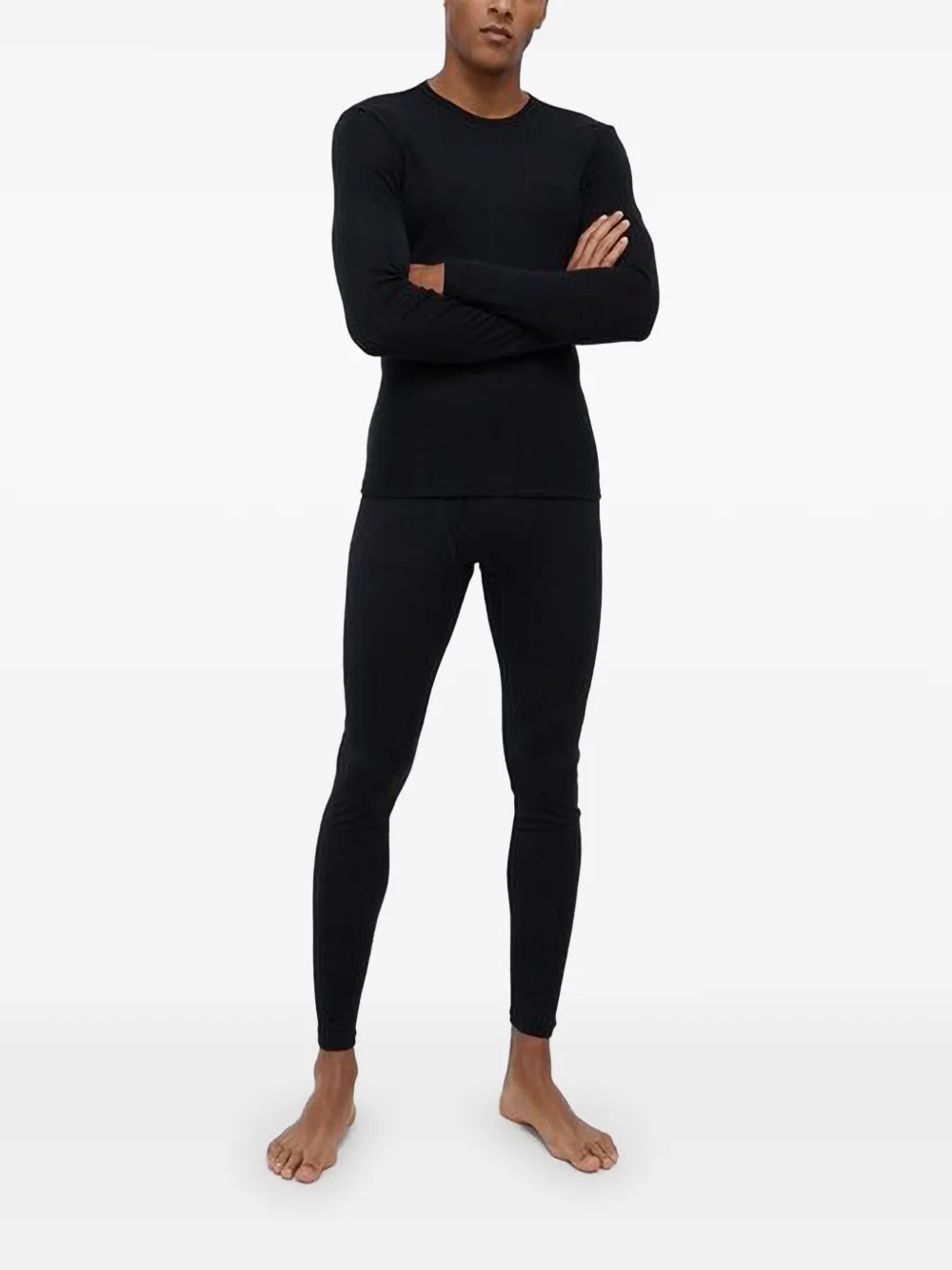 icebreaker 200 Oasis logo-waistband base-layer leggings Zwart