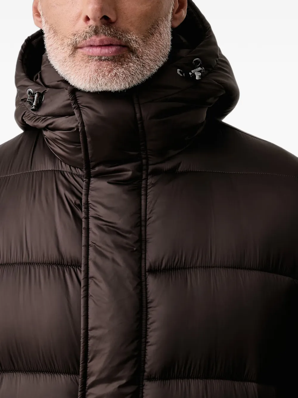 Joop! padded hooded coat Bruin