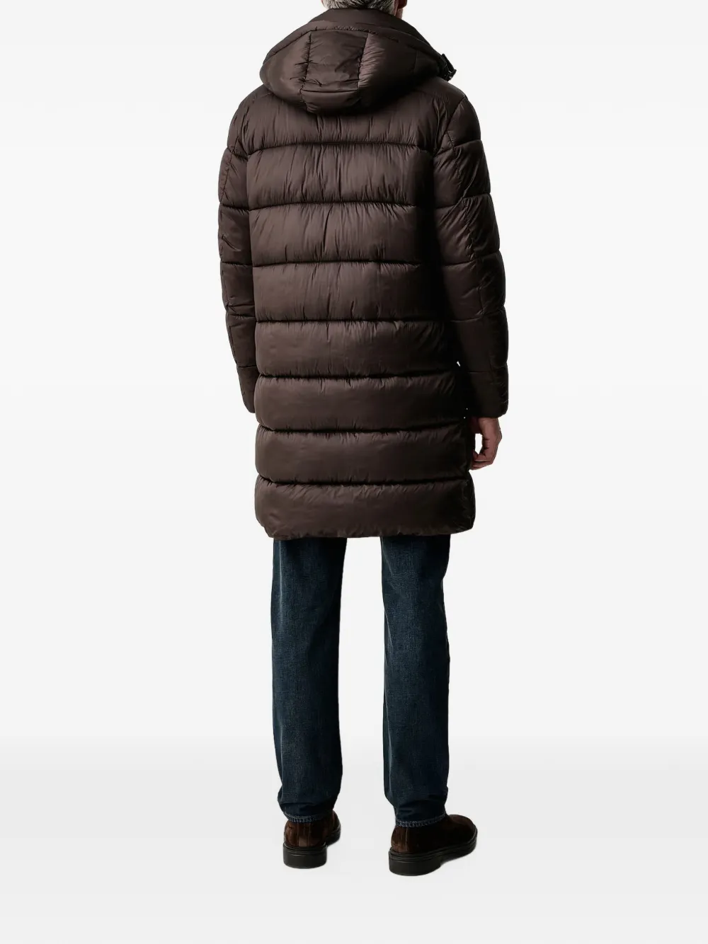 Joop! padded hooded coat Bruin
