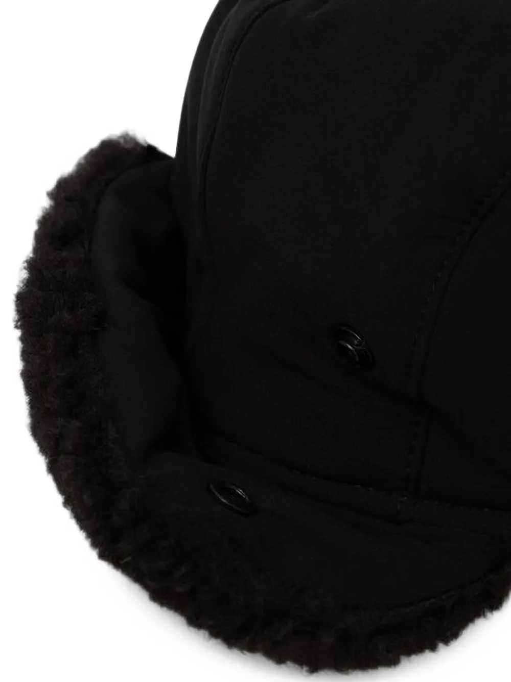 Kangol Expedition hoed met oorkleppen en fleece-afwerking Zwart
